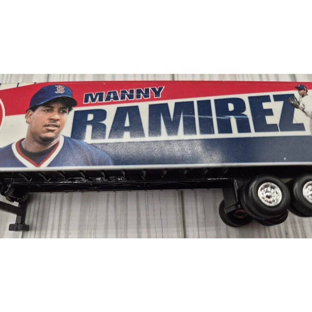 2 Vintage Boston Red Sox Fleer Team Collectibles Nomar Manny Tractor Trailer 1:8